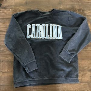 UNC chapel hill ribbed crewneck sweatshirt size large